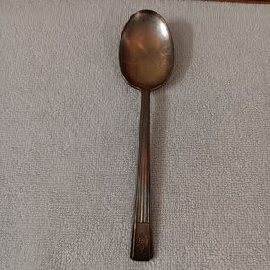 Silver Spoon with Engraved Handle